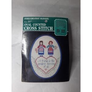 Vintage Designs For The Needle Counted Cross Stitch Kit Greatest Blessing 4021